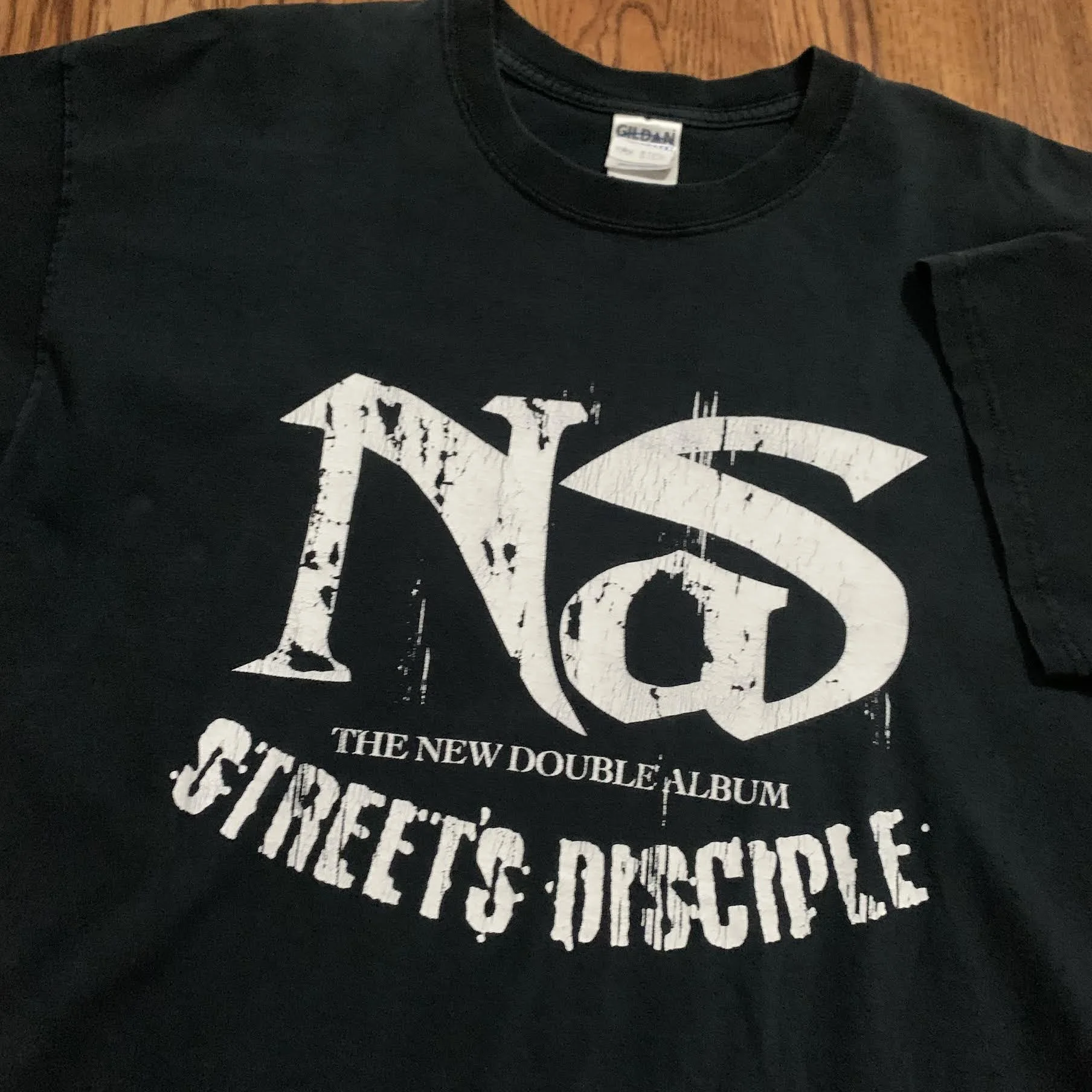 Nas Streets Disciple Album Promo T Shirt (Size XL) — RootsBK